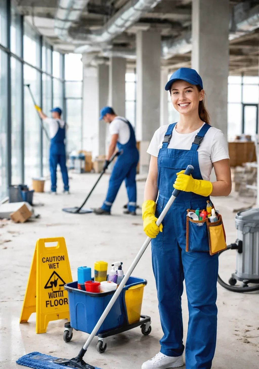 AJ Cleaning team caring for a commercial property