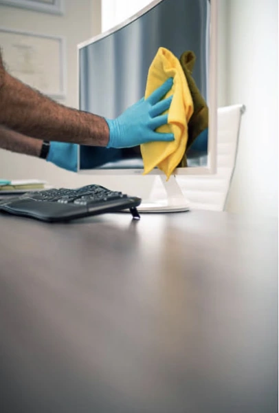 Careful deep cleaning of kitchen surfaces
